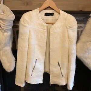 Zara Woman Winter White Blazer